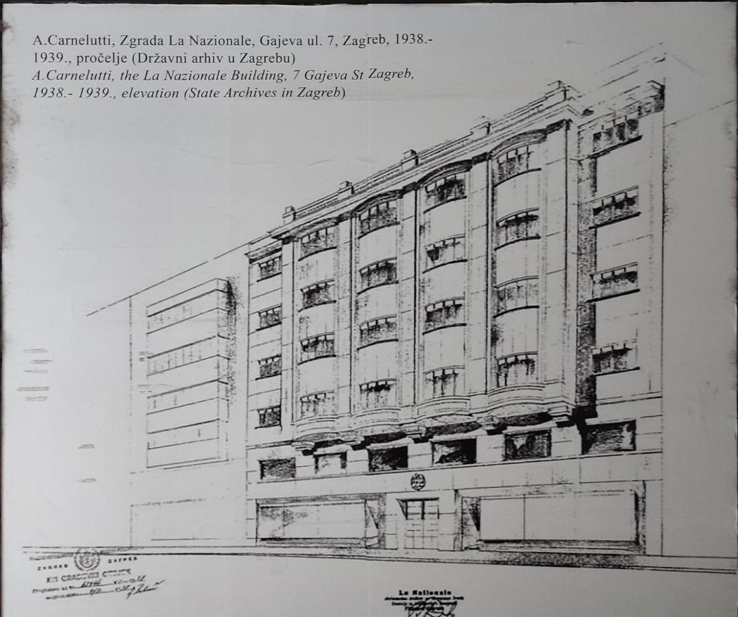Studio Apartman Leon, Gajeva 7 Zágráb Kültér fotó
